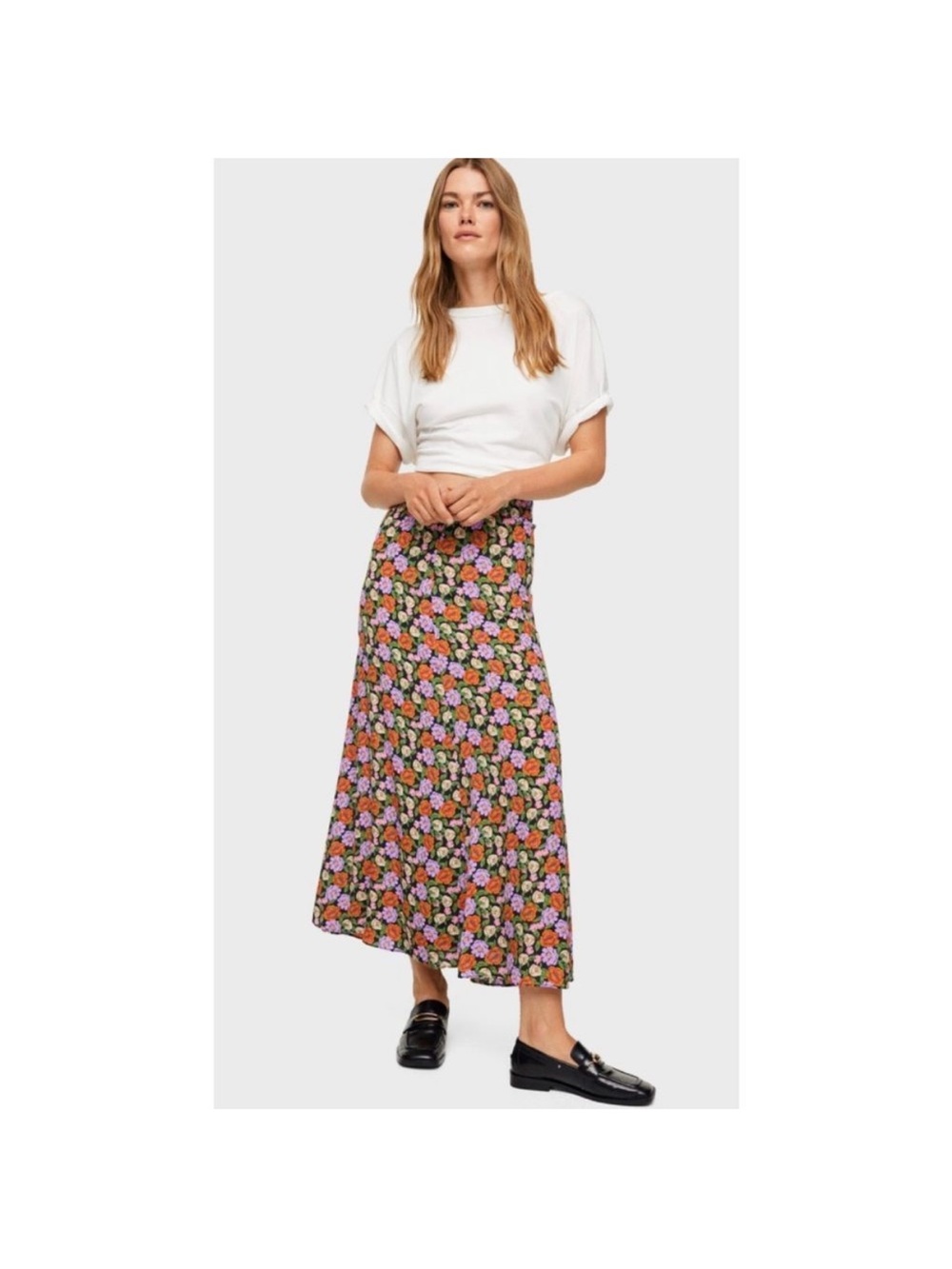Philosophy Floral Maxi Skirt in Multi-Color - Medium